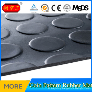 Circular Round Coin Pattern Studded Rubber Floor Sheet